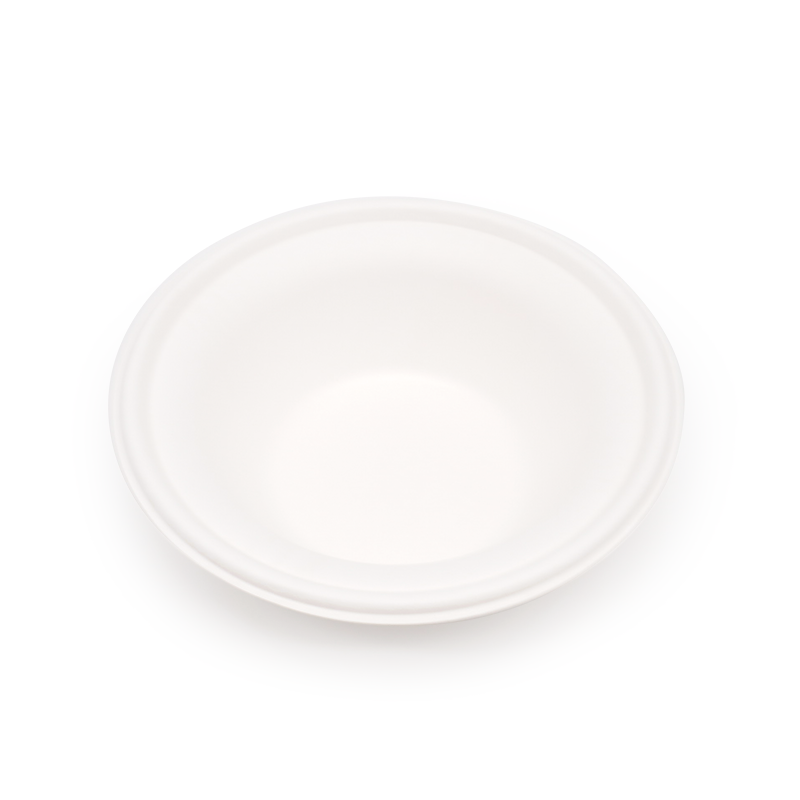 360ml 12oz Φ6.10xH1.79" 11g Bagasse Compostable Fruit and Vegetable Bowl