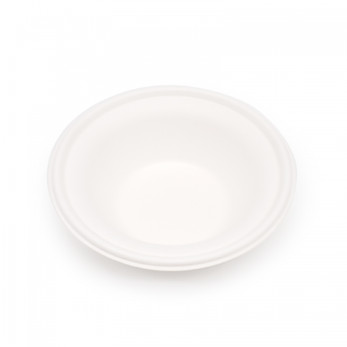 360ml 12oz Φ6.10xH1.79" 11g Bagasse Compostable Fruit and Vegetable Bowl