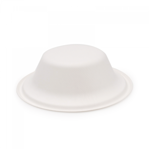 360ml 12oz Φ6.10xH1.79" 11g Bagasse Compostable Fruit and Vegetable Bowl