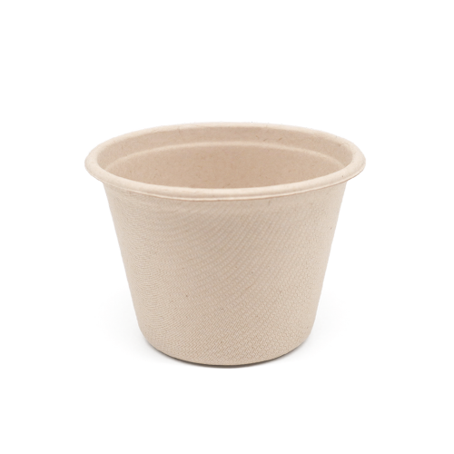 4oz 120ml Φ2.95*Φ1.73*H1.89" 4.5g Bagasse Biodegradable Cup for Ice Cream