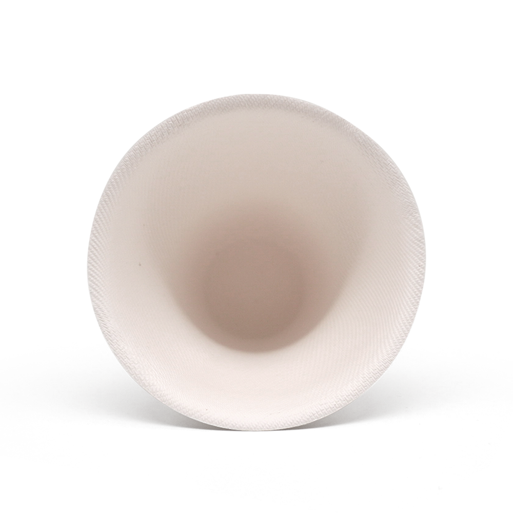 5oz 160ml Φ3.46*Φ1.57*H2.95" 11g Bagasse Biodegradable Icecream Cone Cup