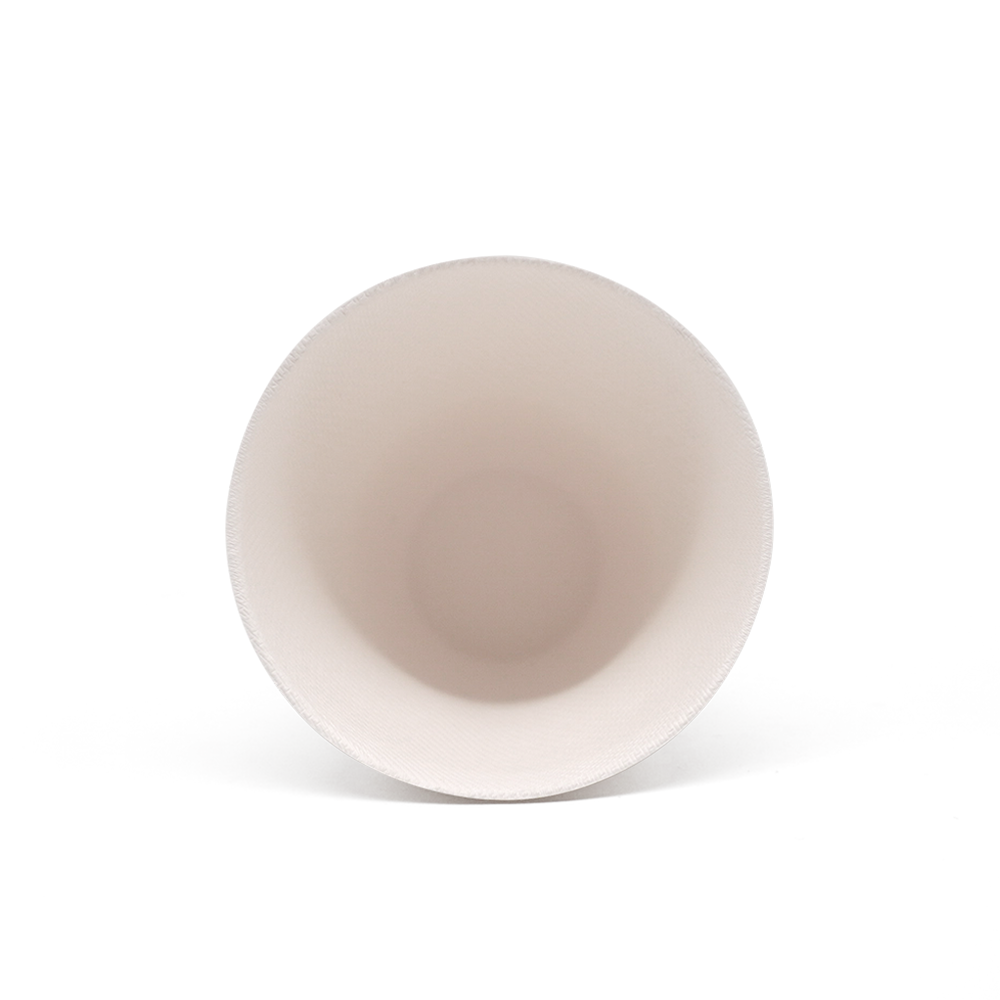 4oz 130ml Φ2.76*Φ1.38*H2.36" 6.5g Bagasse Biodegradable Cone Cup Ice Cream