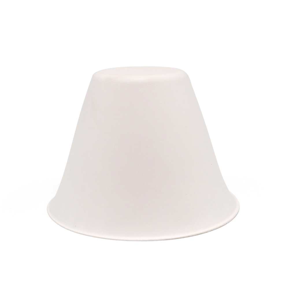 5oz 160ml Φ3.46*Φ1.57*H2.40" 7g Bagasse Biodegradable Ice Cream Cone Cups