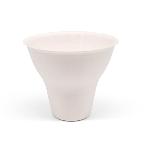 5oz 160ml Φ3.46*Φ1.57*H2.95" 11g Bagasse Biodegradable Icecream Cone Cup
