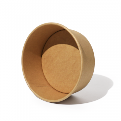 750ml 25oz 5.9x5.0xH2.4" Kraft Bowl with Lid