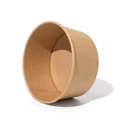 1000ml 34oz 5.9x5.0xH3.0" Kraft Bowl with Lid