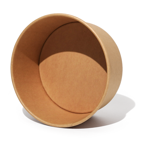 1300ml 44oz 5.9x4.9xH1.8" Kraft Bowl with Lid
