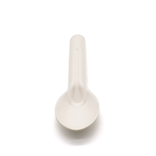6.26x0.63xH0.39 3.5g Heavy-Duty Bagasse Compostable Disposable Spoon