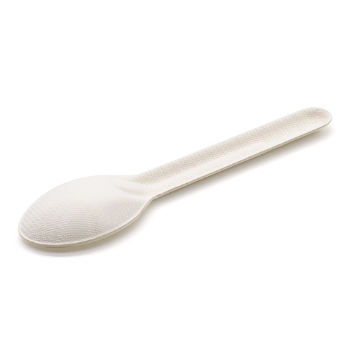 6.26x0.63xH0.39 3.5g Heavy-Duty Bagasse Compostable Disposable Spoon