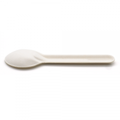 6.26x0.63xH0.39 3.5g Heavy-Duty Bagasse Compostable Disposable Spoon
