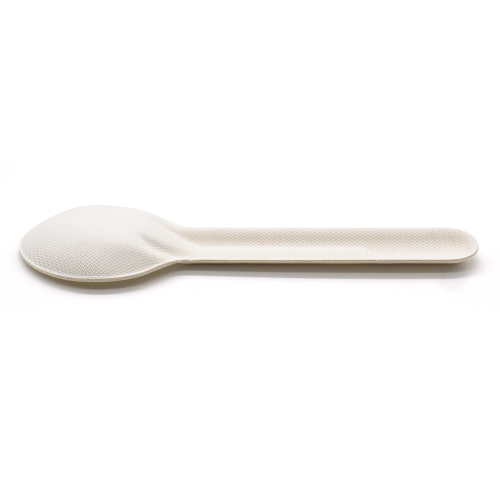 6.26x0.63xH0.39 3.5g Heavy-Duty Bagasse Compostable Disposable Spoon