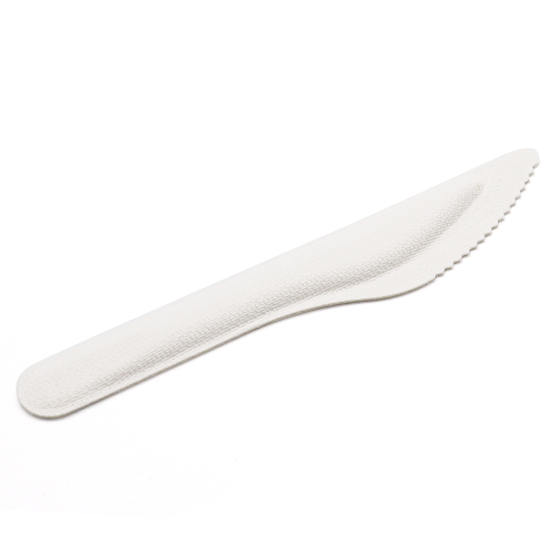 6.34x0.67xH0.12" 3.5g Heavy-Duty Bagasse Biodegradable Compostable Disposable Knife