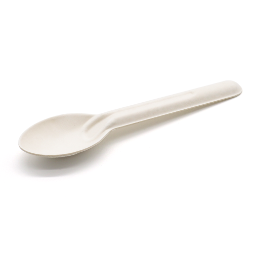 6.26x0.63xH0.39 3.5g Heavy-Duty Bagasse Compostable Disposable Spoon