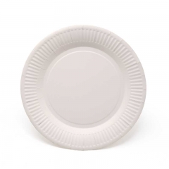 9" Sunflower Cardboard Disposable Paper Plate