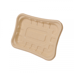 770ml 8.8×6.2×H0.9" 22±2g Bagasse Biodegradable Fresh Meat Tray