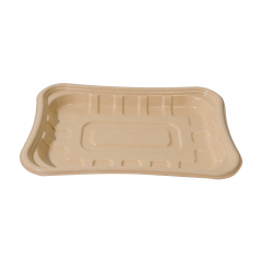 770ml 8.8×6.2×H0.9" 22±2g Bagasse Biodegradable Fresh Meat Tray