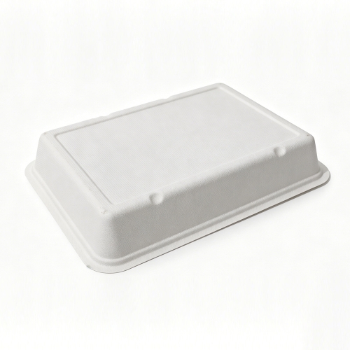 2000ml 10.31x7.56xH1.77" 35g Bagasse Biodegradable Meal Tray