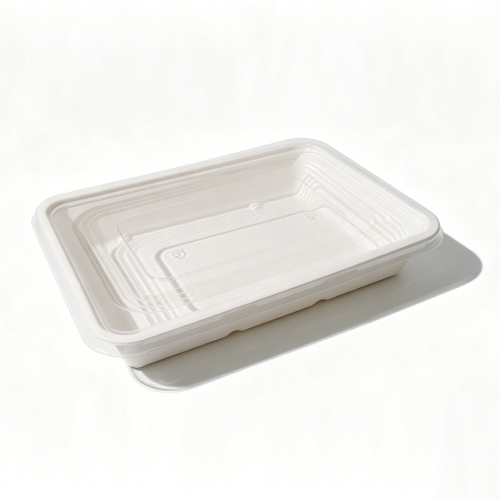 2000ml 10.31x7.56xH1.77" 35g Bagasse Biodegradable Meal Tray