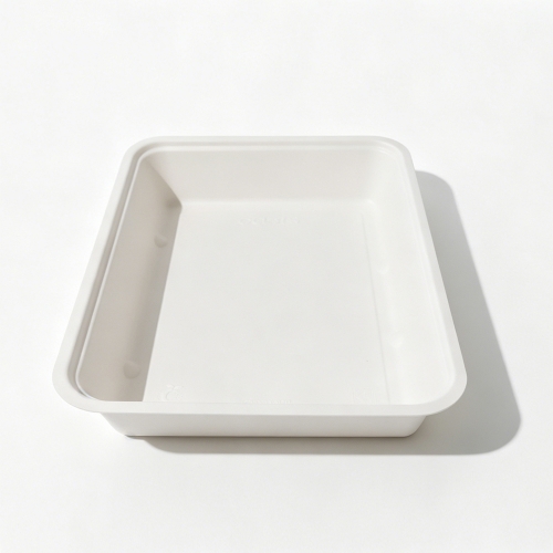 2000ml 10.31x7.56xH1.77" 35g Bagasse Biodegradable Meal Tray