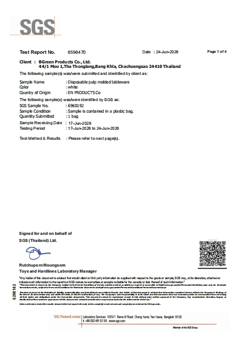 [Thailand BRG Production Base] FDA 21 CER 176.170 - Bleached Finished Products - 6596470 - SGS - 20260624