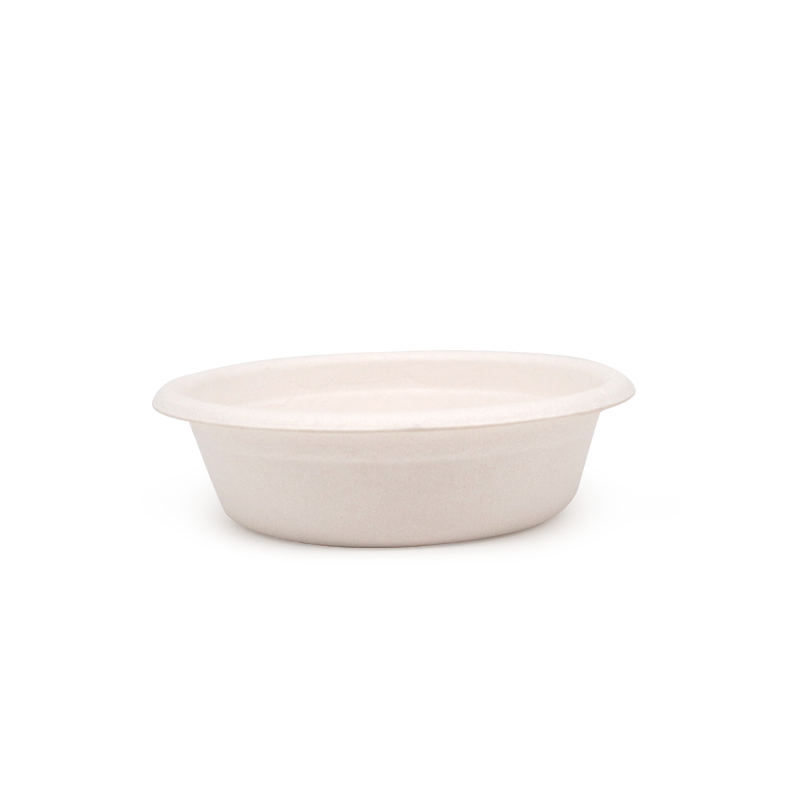 30ml / 1oz ф2.44" H0.71" 2g Bagasse Biodegradable Compostable Condiment Dipping Cup