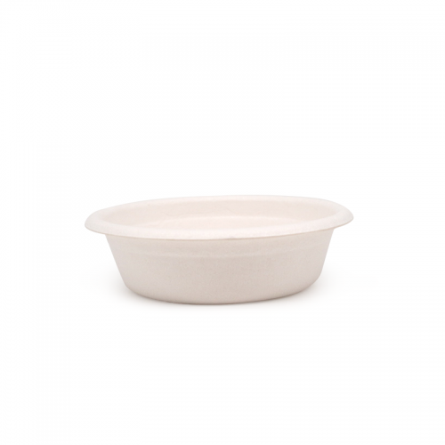 30ml / 1oz ф2.44" H0.71" 2g Bagasse Biodegradable Compostable Condiment Dipping Cup