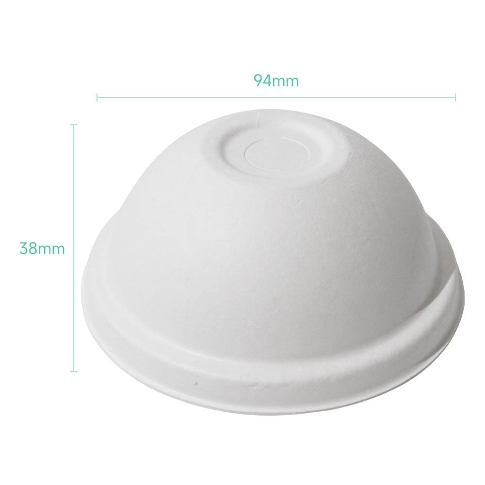 ∅90mm 5.5g Bagasse Biodegradable Compostable Cup Lid