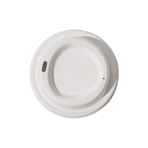 ∅80mm 4g Bagasse Biodegradable Compostable Cup Lid