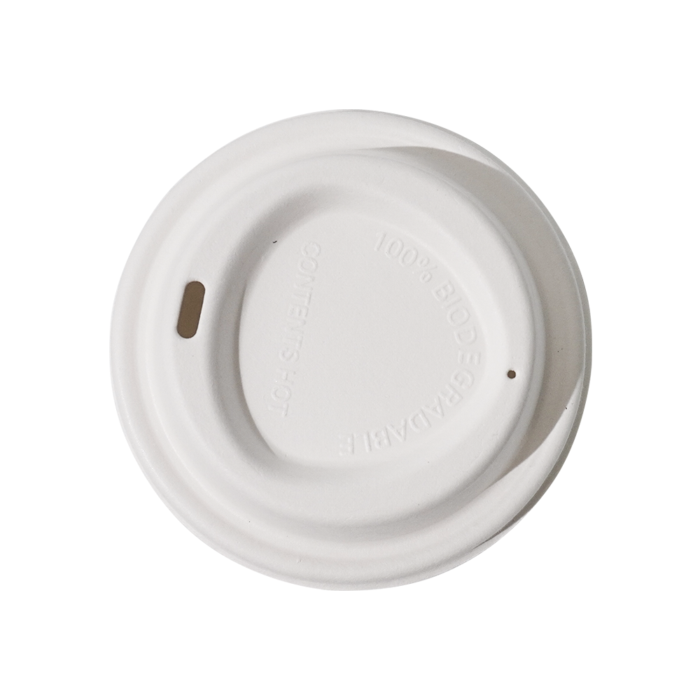 ∅90mm 5g Bagasse Biodegradable Compostable Cup Lid