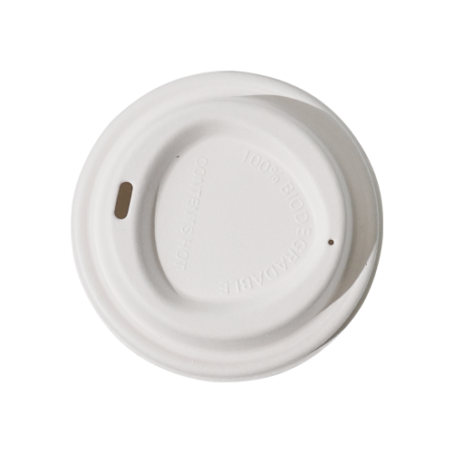 ∅90mm 5g Bagasse Biodegradable Compostable Cup Lid