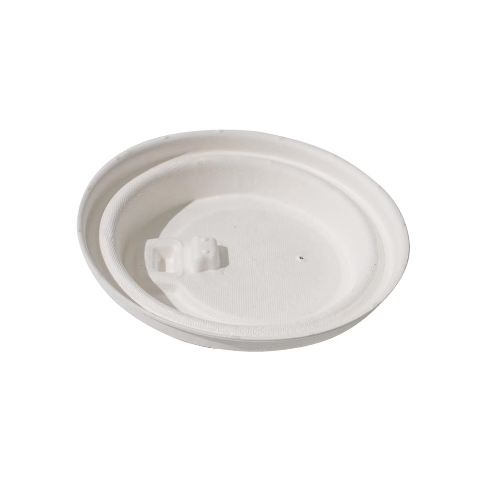 ∅80mm 4g Bagasse Biodegradable Compostable Cup Lid
