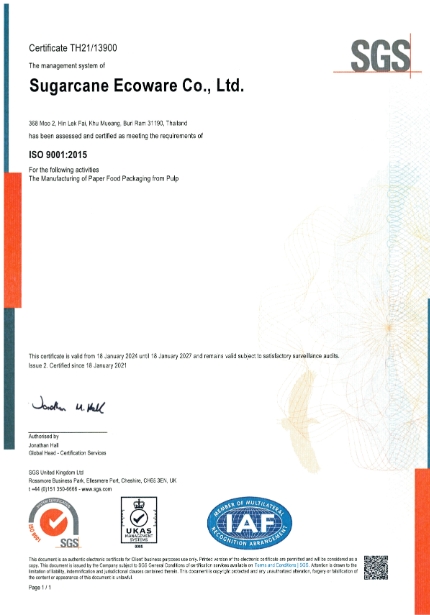 [Thailand SEW Manufacturing Base] ISO 9001 - TH21/13900 - SGS - Valid Until 20270118