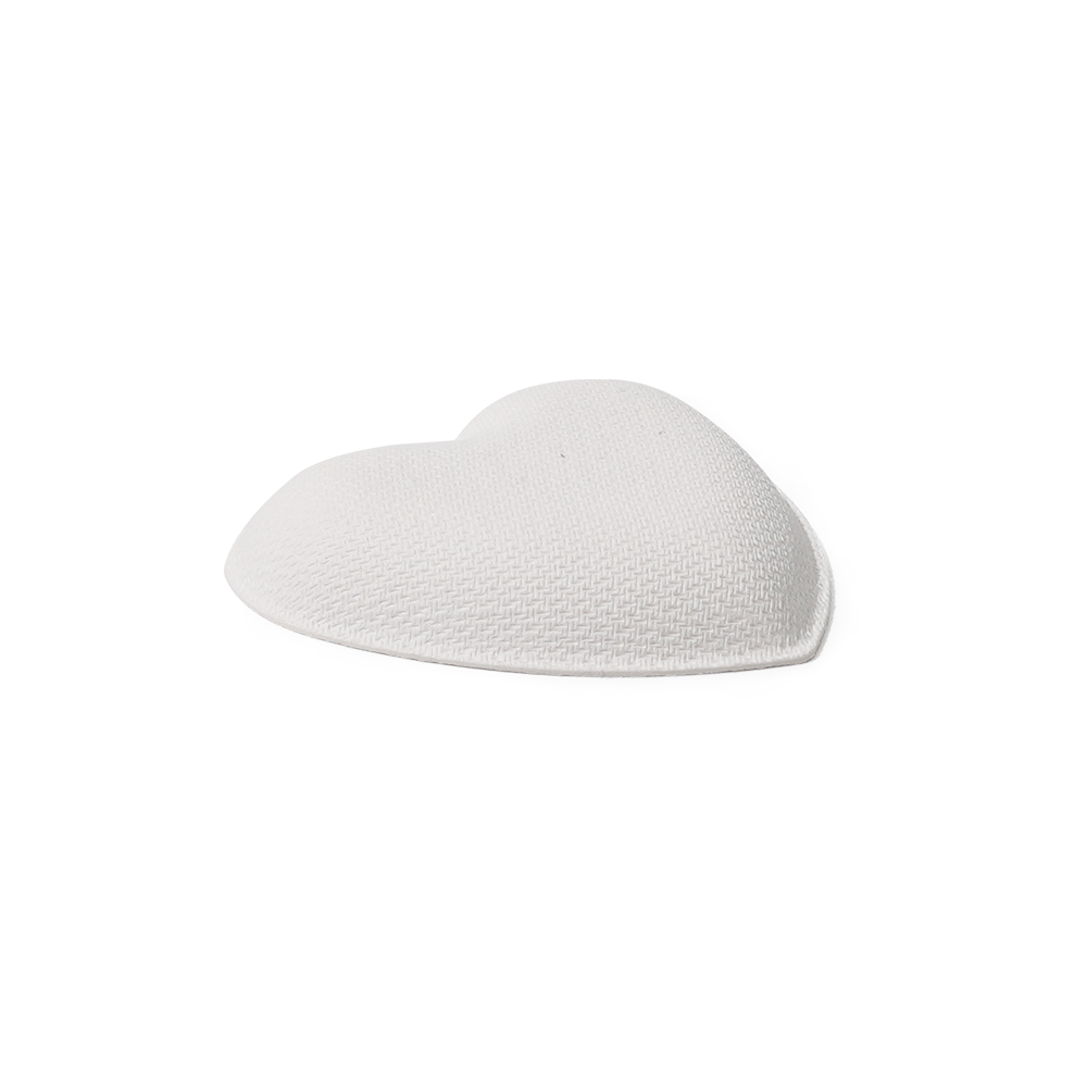 Bagasse Biodegradable Heart-Shaped Dipping Sauce Tray