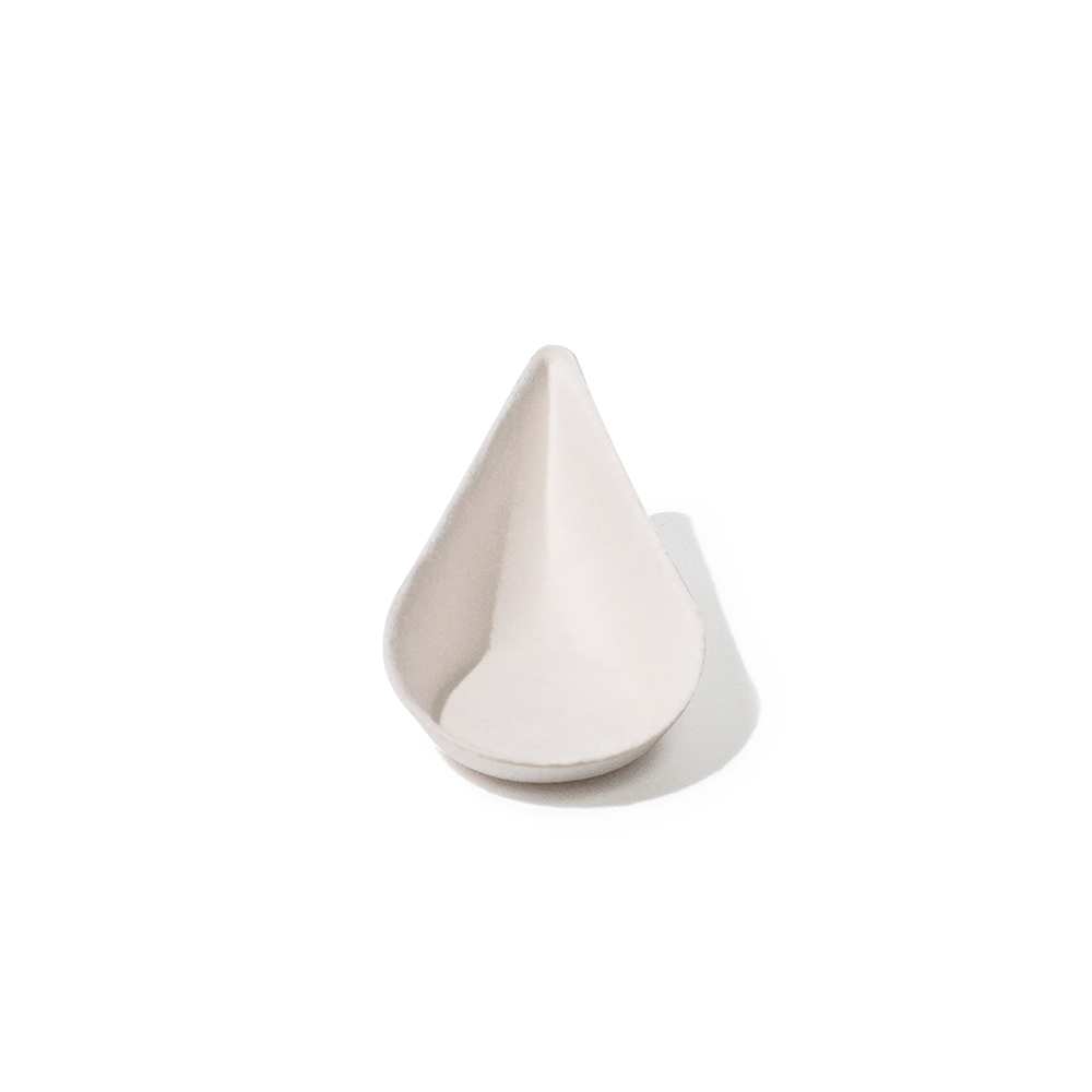 Bagasse Biodegradable Raindrop-Shaped Dipping Sauce Tray