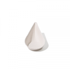 Bagasse Biodegradable Raindrop-Shaped Dipping Sauce Tray