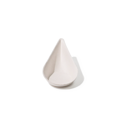 Bagasse Biodegradable Raindrop-Shaped Dipping Sauce Tray