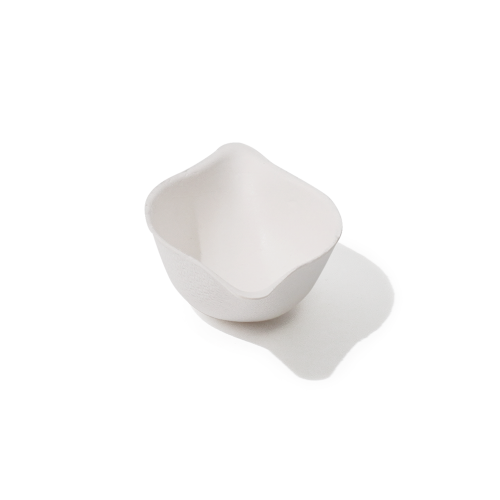 Bagasse Biodegradable Lemon-Shaped Dipping Sauce Tray