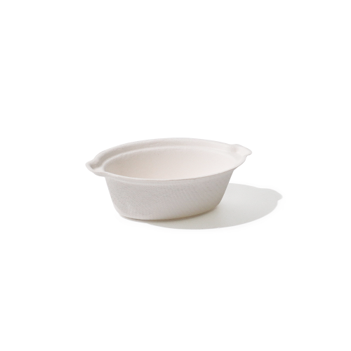 Bagasse Biodegradable Hull-Formd Dipping Sauce Tray