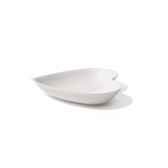 Bagasse Biodegradable Heart-Shaped Dipping Sauce Tray