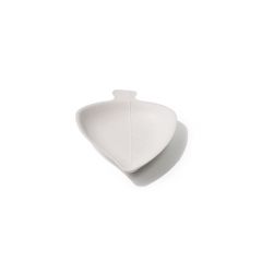Bagasse Biodegradable Leaf-Shaped Dipping Sauce Tray