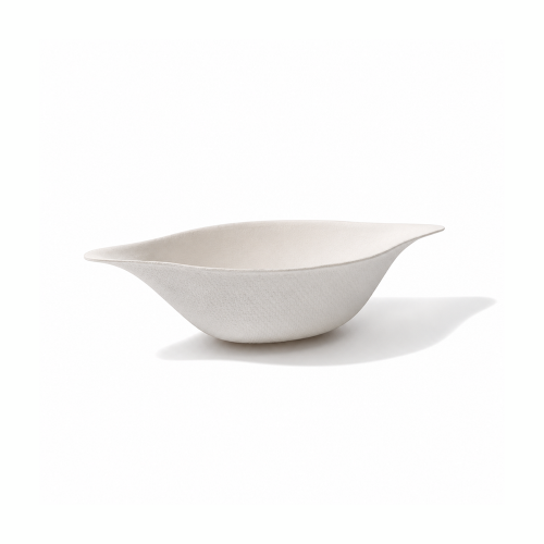 Bagasse Biodegradable Lemon-Shaped Dipping Sauce Tray