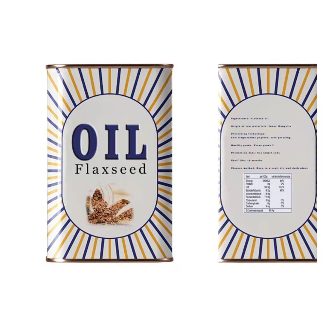 100% pure Mason Jar pack flaxseed oil