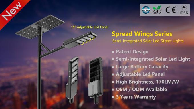 300 W LED-Solar-Straßenlaternen für den Außenbereich