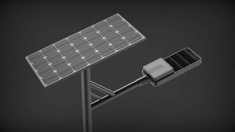 Hohe Helligkeit und lange Arbeitszeit Solarstrom-Straßenlaterne 120W Solar-Straßenlaterne LED für den Außenbereich