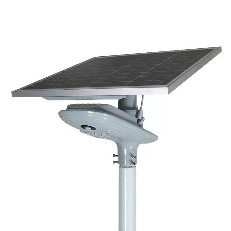Solar LED Street Lighting System Outdoor Adjustable Solar Panel PIR Sensor