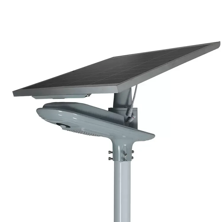 Solar LED Street Lighting System Outdoor Adjustable Solar Panel PIR Sensor