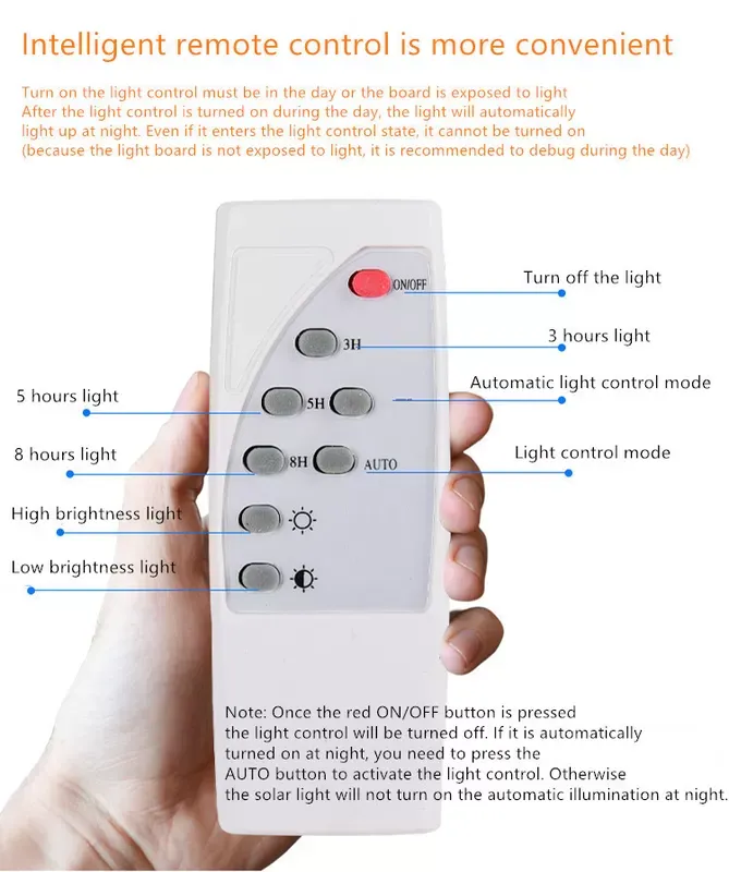 Auto Intensity Controlled Solar Led Street Light Remote Control Ip65 Outdoor