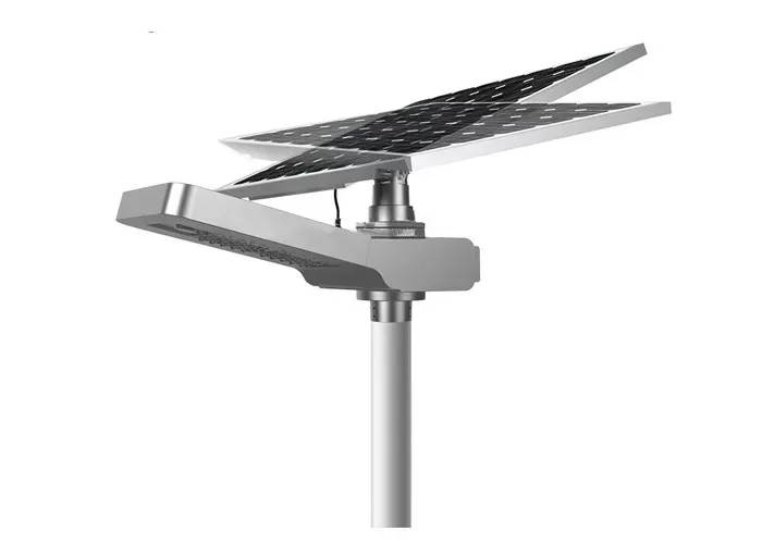 Project Outdoor Motion PIR Sensor Energy Powered Smart Solar Powered LED Street Lights 50W