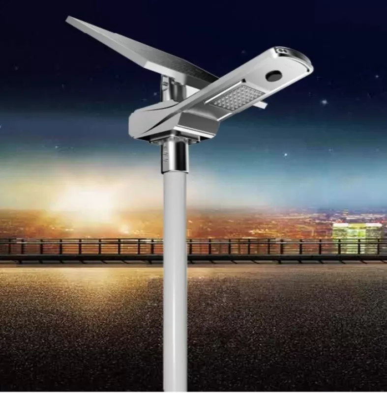Smart Outdoor Lithium Battery Independent Solar Panel Integrated Solar LED Street Light