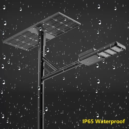 60w 150LM/w Remote Control Solar Powered Led Street Lights